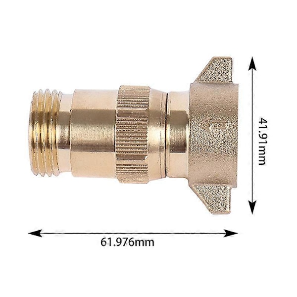 Vannrykksregulator i messing