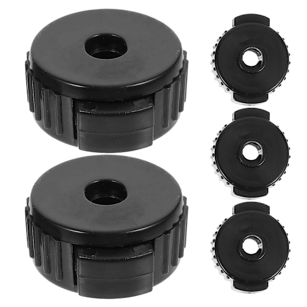 5 st Plast Trumma Snabbmuttrar Cymbalmuttrar Snabbkoppling Trumtillbehör Kit