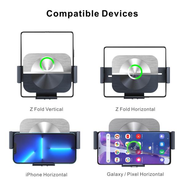S11kc Samsung foldeskærm folde mobiltelefon holder bil wirele