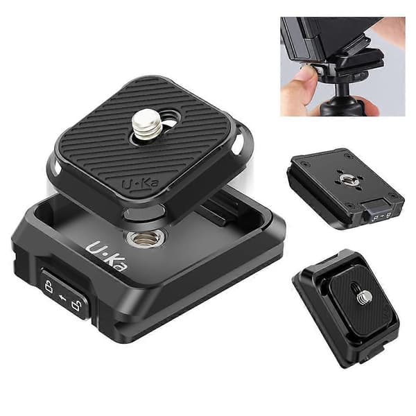 UKA01 Kamera Quick Release Plade Kit Arca/F38 Interface Plade Mount Hurtigt Opsætningssystem til ///