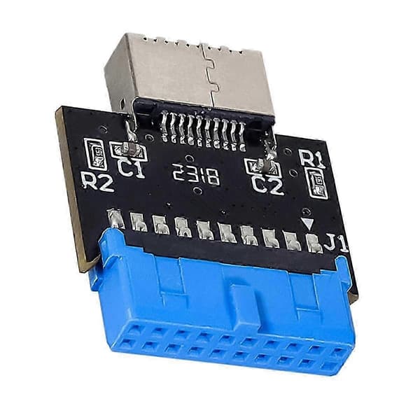 Computer Motherboard USB3.0/3.1 19PIN til TYPE-E20PIN Adapter til computere uden USB3.0 porte på
