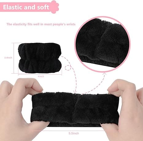 #Håndklær for kvinner til ansiktsvask, mikrofiber håndledd spa vask#