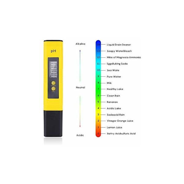 #Digital pH-mätare, Bärbar Digital pH-testare 0.01pH Upplösning#