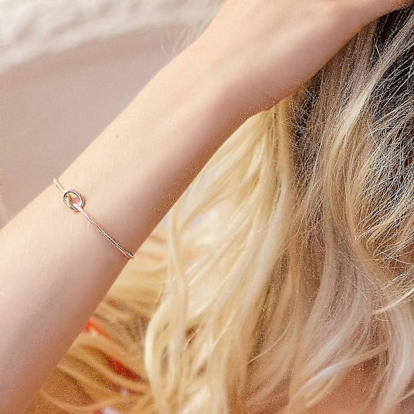 Belagt Forever Love Knot Infinity Armbånd For Kvinner | Armbånd For Kvinner