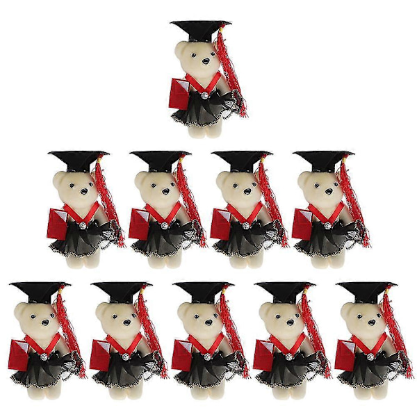 10 stk. Graduation Bear Dukker Blomsterbuket Materiale Dimissionssæson Dekoration