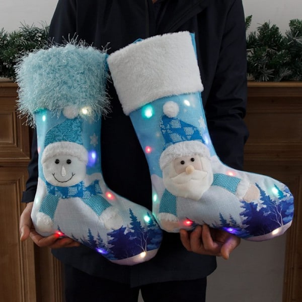 #4-pack (Jultomten) Julklappsstrumpor, Stora Julklappsstrumpor#