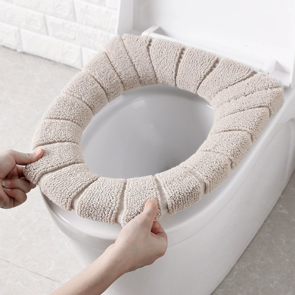 Toiletbræt, Toiletbræt Dæksel Pude Badeværelse Blødt og Varmt W
