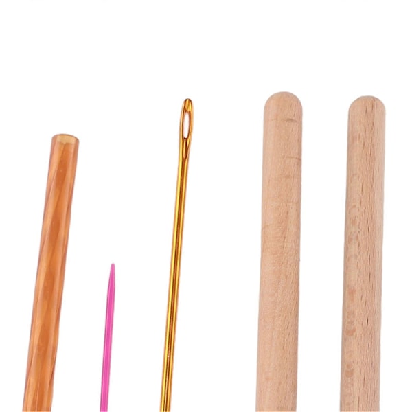 Strikkepenne-værktøj og hæklenål til hurtigt vikling DIY Strikkepenne-værktøj til strikning af hatte, tørklæder, tæpper