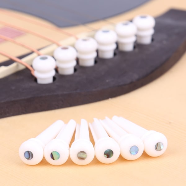 /#/Sett med 6 erstatningsplugger for en akustisk gitar laget av rent kubene/#/
