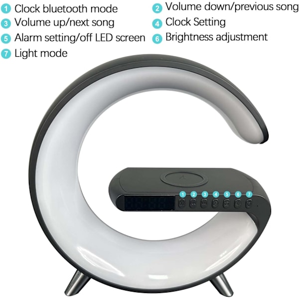 #Smart Bluetooth-högtalare projektorlampa, 256 lägen#