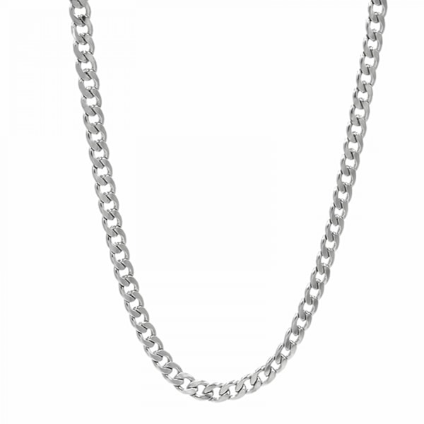 #Elegant halskæde lavet af curb chain#