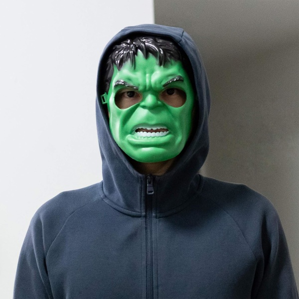 Hulk-mask för barn, superhjälte kostym födelsedag leksakspresent för barn