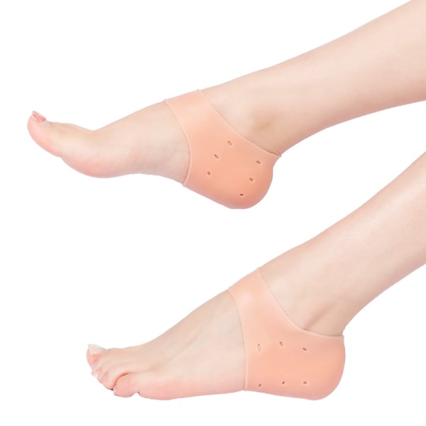6 stk. Gel Hæl Puder, Hæl Støtte til Plantar Fasciitis, Hæl