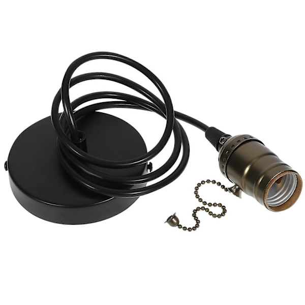 Pendel Lampe Sokkel E26 Sokkel Lysekrone Base Hengende Lampeledning Lampe Strømledning