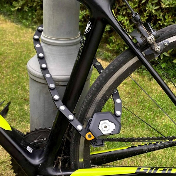 #Foldbar lås foldbar lås cykel lås høj sikkerhed kæde lås#
