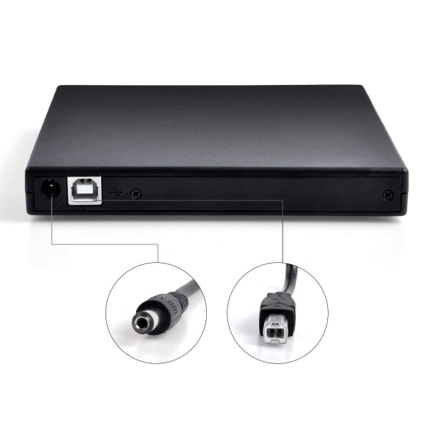 USB 2.0 extern cd/dvd-spelare