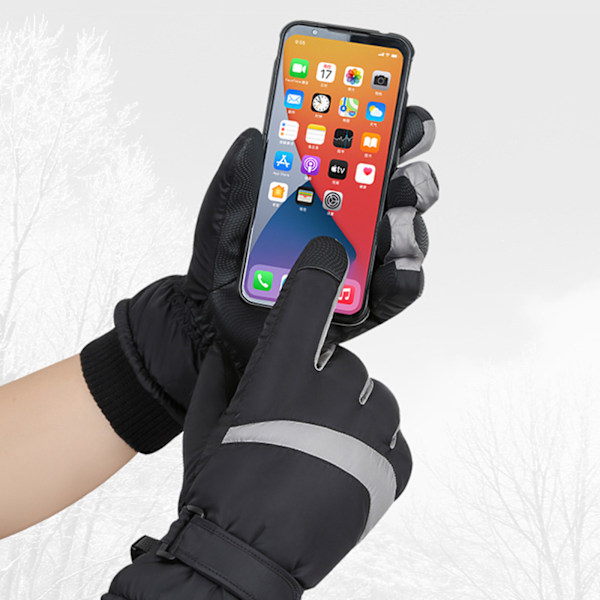 #Cykelhandsker Vandtætte Vinterhandsker Touchscreen Handsker#