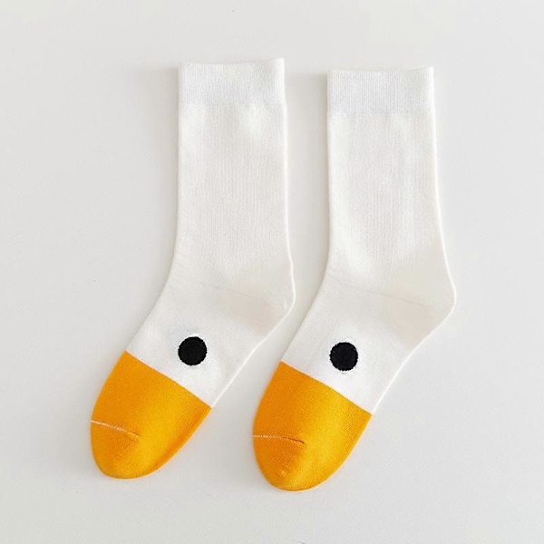 Unisex gåsesokker, morsomme nyhetssokk dukkegaver, egnet for damer menn gutter jenter maskeradefest 6 stk