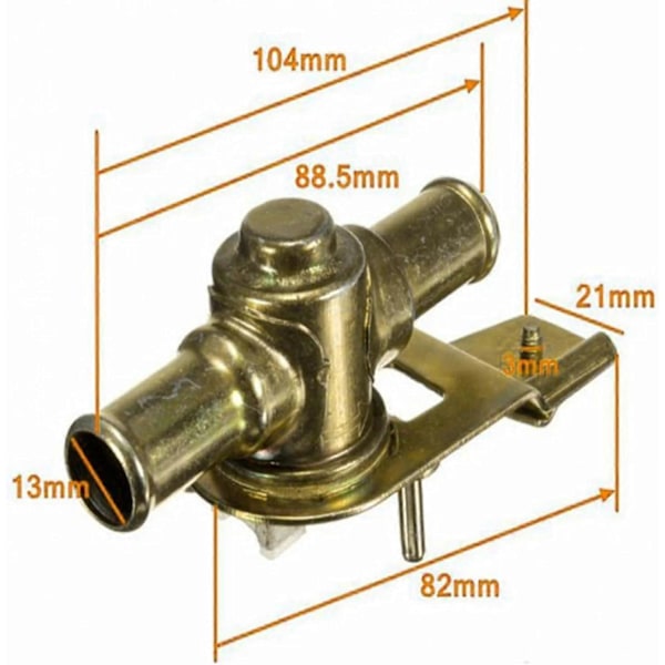 Kontrolventil Bilvarmer, Bilvarme Kontrolventil Kølemiddel Hvac Varme Kontrolventil Udskiftning til E & F Serie Udskiftning til C3Uz18495A Yg133