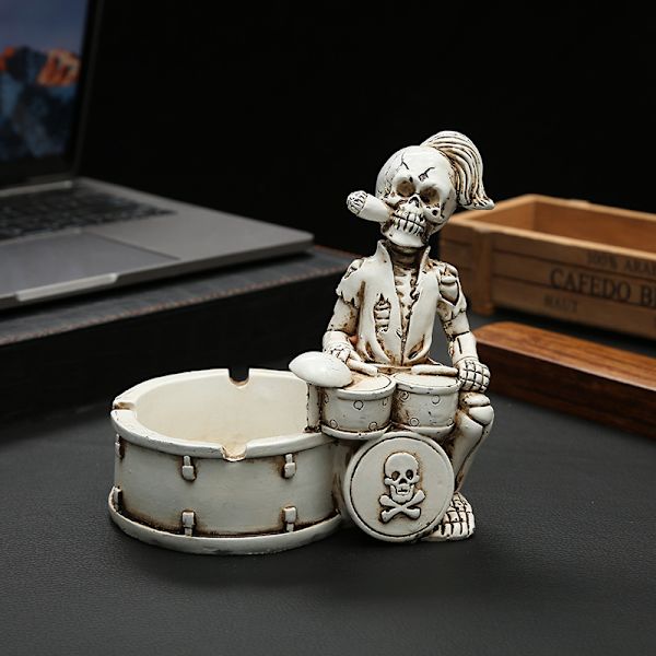Original Ashtray, Push Ashtray, Tete De Mort Dekoration, Cran