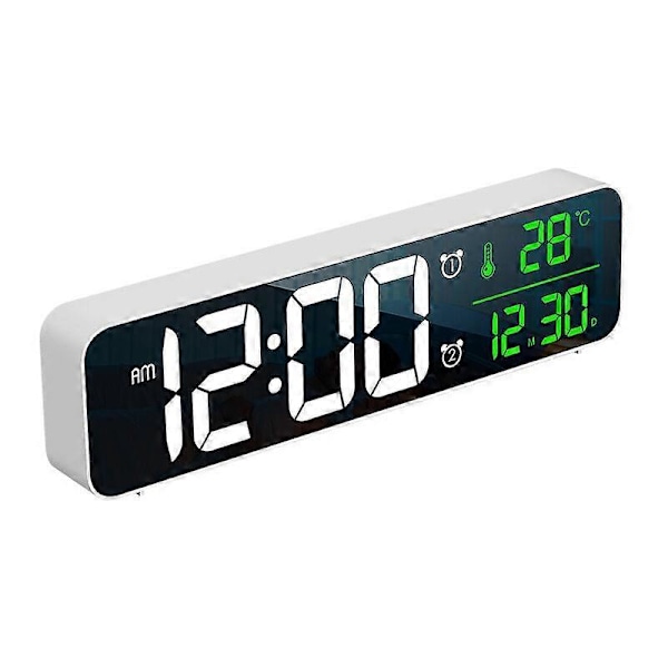 Digital Väckarklocka, Väggklocka Morgon Väckarklocka LED Digital M