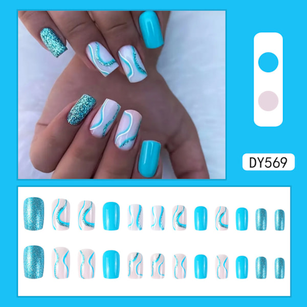 #Konstgjorda naglar falska naglar klistermärken manikyr nagelset#