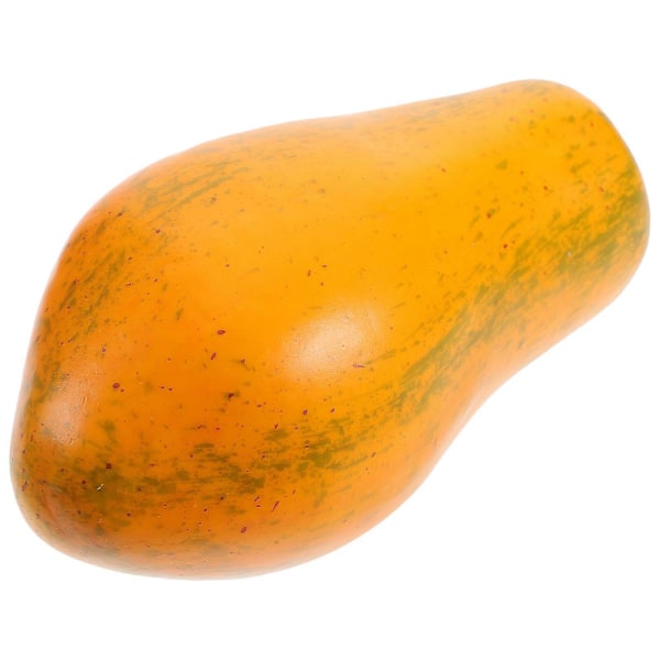 Kreativ Papaya Dekoration Kunstig Falsk Papaya Ornamenter Hjemmefest Dekoration Fotografi Rekvisitter til Stue Soveværelse