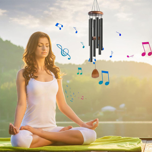 #Vindklokker vindklokker bambus yoga meditasjon hjem dekor#