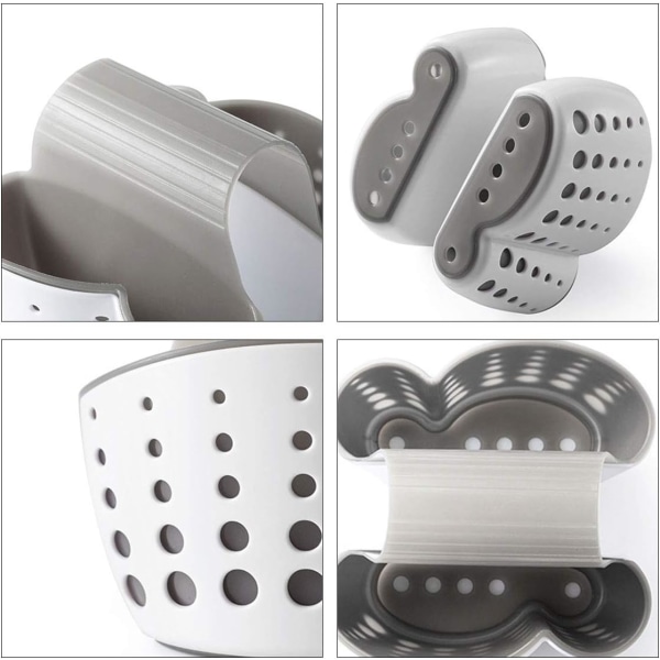 Køkken Caddy Vask Organizer Køkken Redskabsholder Svampeholder