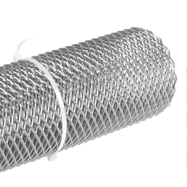 Bil Front Senter Grill Rombeformet Mesh Stabil Struktur Aluminium Universal Passform for Biler Sølv