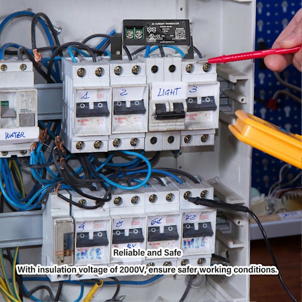 4 til 20mA Strømsensor Transmitter Høy Nøyaktighet Strømkonverter for Automatisk Kontrollsystem 0 til 5 til 10V