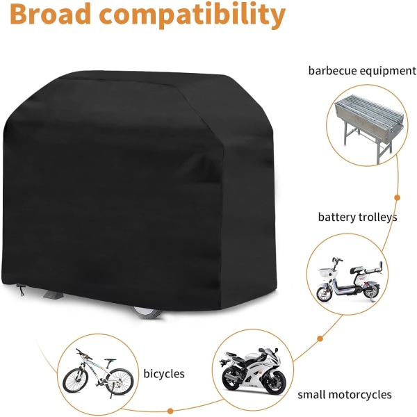 (170*62*118cm)BBQ Cover Heavy Duty Tarp Gas BBQ Grill Cover med