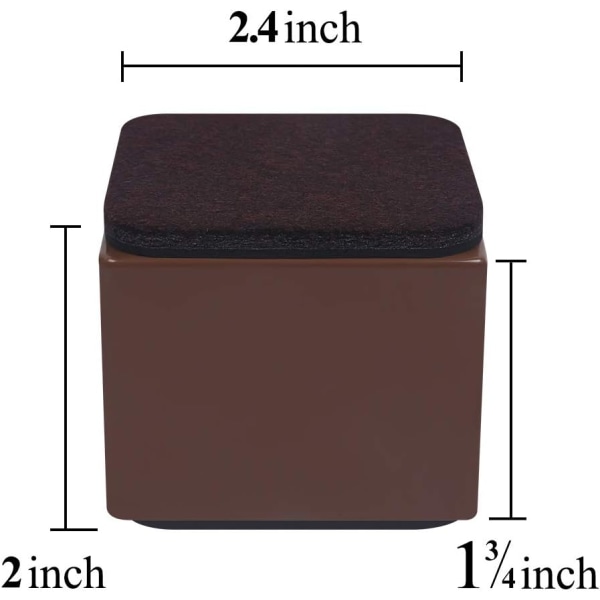 5 cm Carbon Steel Furniture Riser, 6 cm Carbon Steel Bed Riser, F