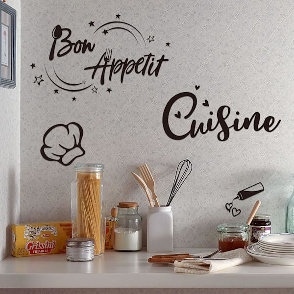 *Seinätekstitarra Ranska Teksti Keittiö ja Bon Appetit Lainaus R*