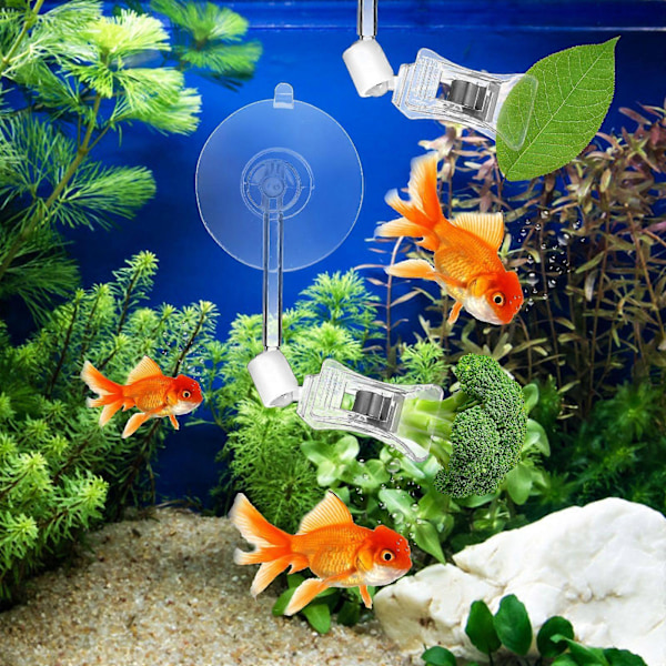 3 stk. Akvarium Sugekopper Klemmer Akvariumpumpe Tilbehør Sugeklemmer Akvarium Luftslangeholder Klemmer Skiltholder Klemmer