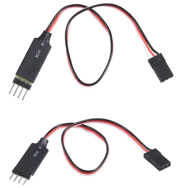 LED Lampe Lys Kontrol Switch Panel System Tænd/Sluk 3CH til RC Bil Køretøjsmodel Reservedelstilbehør, 2 stk.