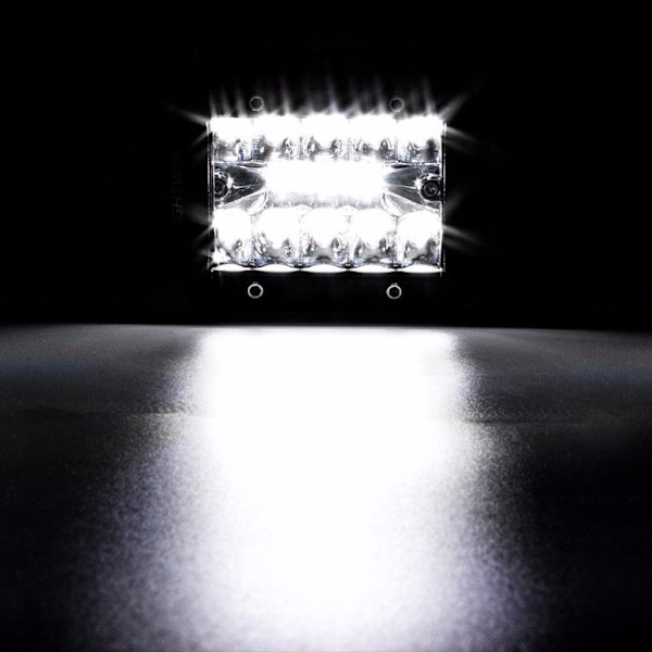 2-delad LED-billampa, treögd typ, 20 LED extern hjälpbelysning