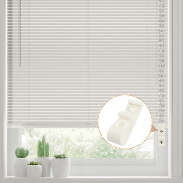 8 stk. Rullegardinclips Draperingsløkkeclips Gardinkrog Rulle Vertikal Gardinforbindelse