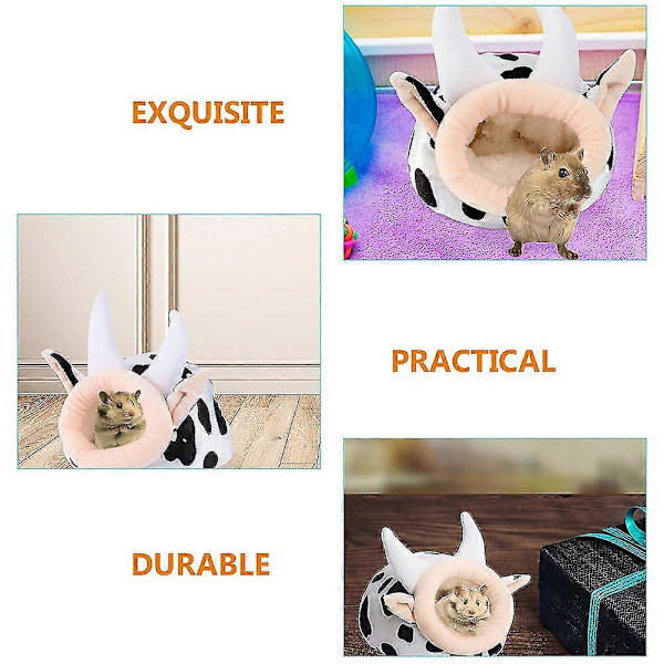 Kaninindretning Hamster Skjul Hytte Ko Sovende Hule Seng Hyggelig Hamsterhule Marsvin Senge Ko Hamster Skjulested