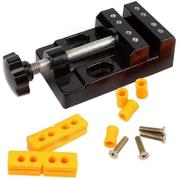 Mini Benk Skrustikke Flat Bord Skrustikke Justerbar Press Skrustikke For DIY Smykker Valnøtt Nukleær Ing Gravering Klokke Verktøy