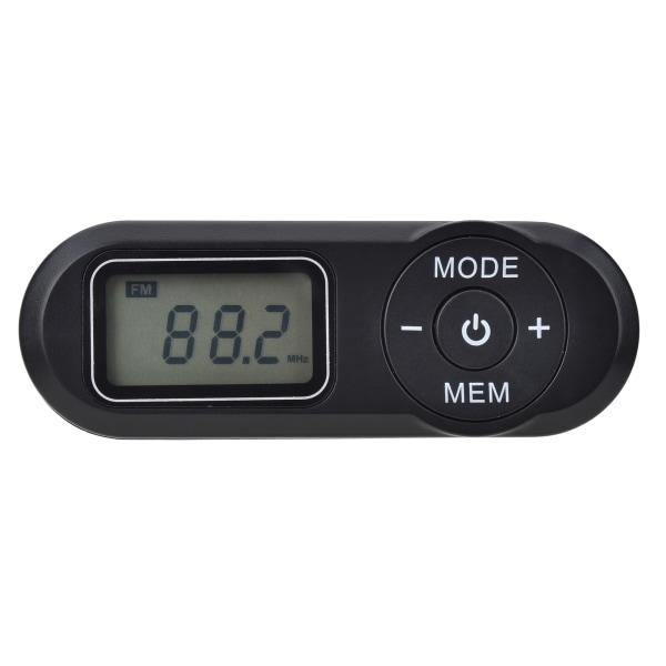 #Personlig fickradio FM Mini Bärbar Mottagare med Digital LCD-Skärm Hörlurar Fick Walkman Radio med Förinställning för Jogging Promenader Resor#