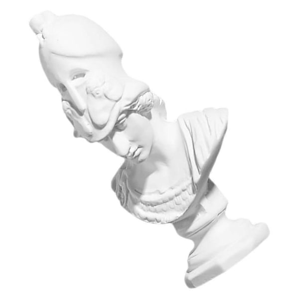 Mini Athena Gipsstaty Grekisk Byststaty Heminredning Souvenirer För Konstnärer Grekisk Mytologi Figurin Hartsskulpturer