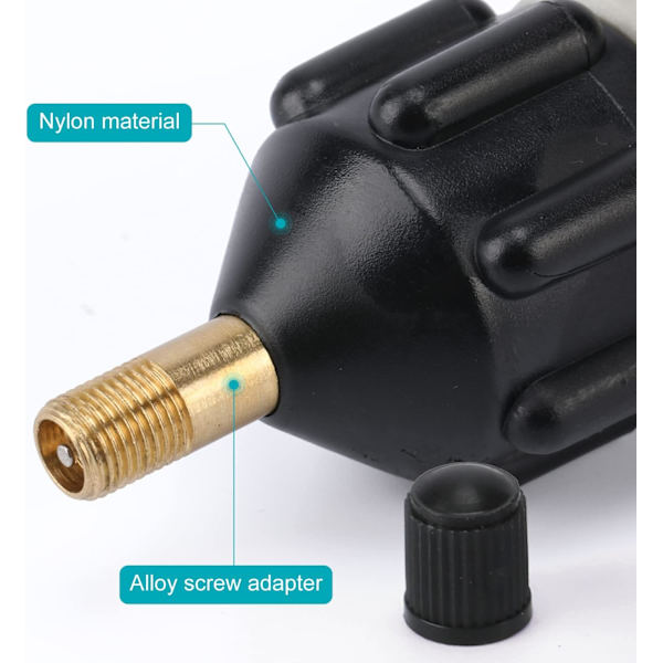 2-delt Kajak Adapter Kit, Sup Adapter Ventil, Inflator Pump Conv