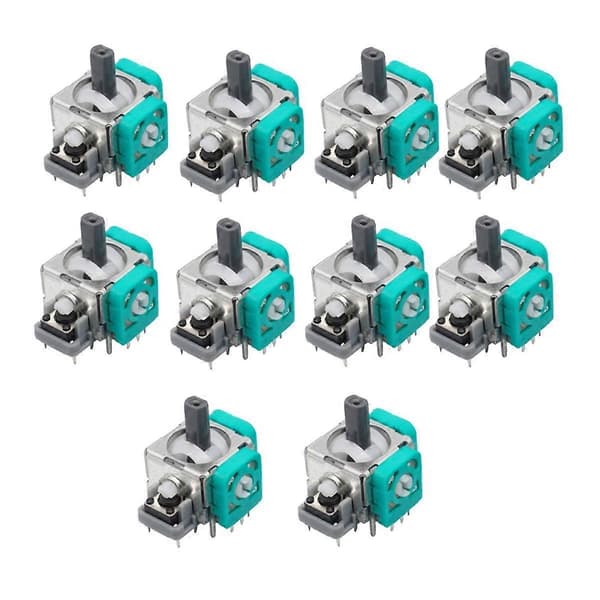 10 stk. 3D Analog Joystick til Konsol Joystick Udskiftningssensor Modul Potentiometer