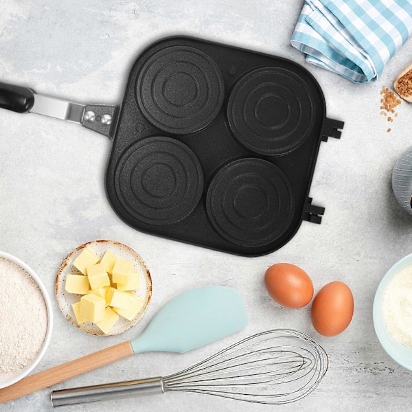 Non-stick Æggepande Hamburg Fremstillingsform Non-stick Belægning til Køkken