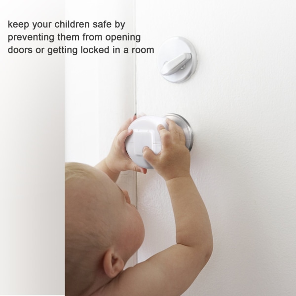 Cover för dörrhandtag för barn, barnsäkra dörrhandtagsskydd, B