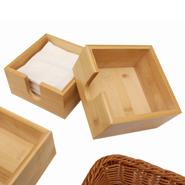#Piece Håndlavet Træ Serviet Holder | Papirhåndklædeholder | Håndværksmæssig Træ Serviet Holder#