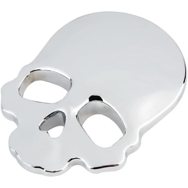 2 kpl (9*8,5 cm) 3D Metalinen Persoonallisuus Kallo Luuranko Kuolema Auto Moottoripyörä