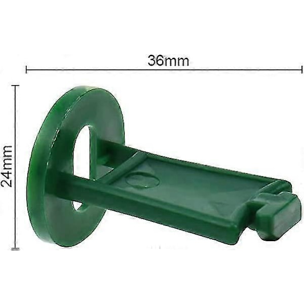 Växthus Twist Clips Växthus Krok Växt Blomma Hängande Klämmor Set för Fixeringskit Trädgårdsdelar Växthusprylar Växthus Hängande Verktyg - 50st