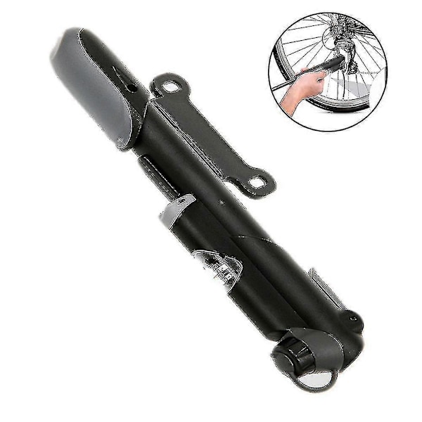 Mini Polkupyörän Pumppu Kannettava Polkupyörän Runkopumppu, Polkupyörän Renkaan Pumppauskorjaussarja, 100 Psi Nopea Ilmapumppu Paineen Mittarilla